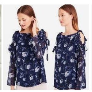 Open Shoulder Long Sleeve Club Monaco Top